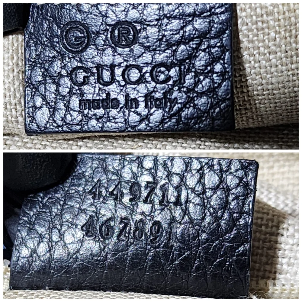 Gucci Interlocking G Hobo Bag Black